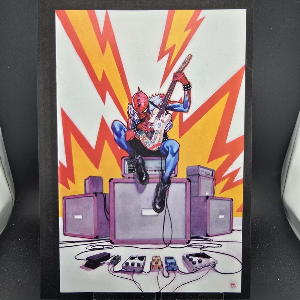 SPIDER-SOCIETY 4 DIKE RUAN SPIDER-PUNK 1:50 VIRGIN VARIANT MARVEL COMICS 9.8